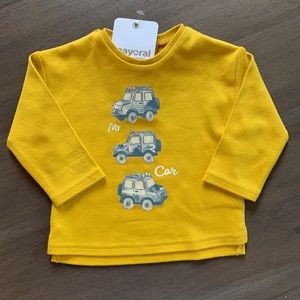 New Mayoral Long Sleeve Baby Boy Truck T-shirt